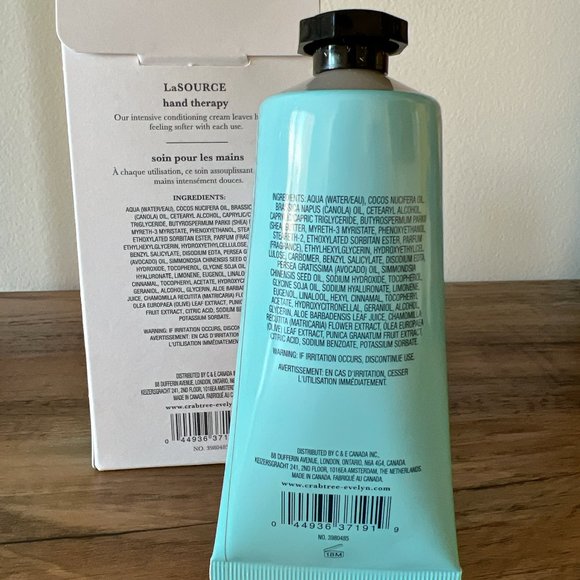 Crabtree & Evelyn La Source LaSource Hand Therapy - NEW w SEAL - 3.5 oz / 100 g - Picture 2 of 3